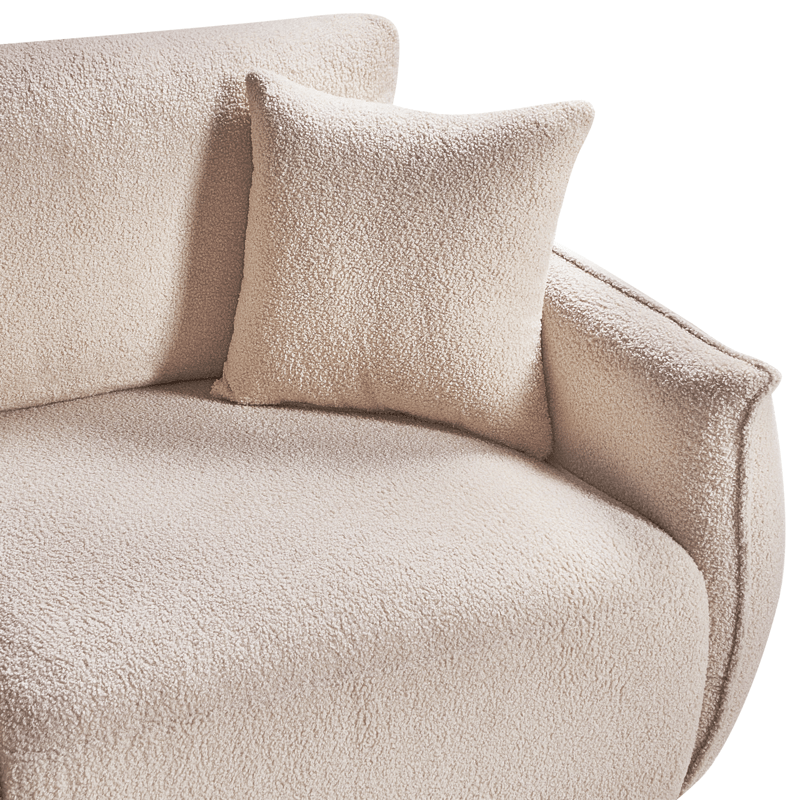 Modulsofa 2-seter Mesnali - Beige - Møbler - Sofaer - Modulsofaer - Komplett modulsofa