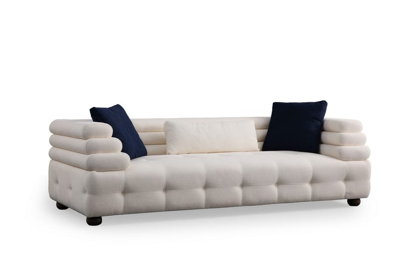 Namarta 3-seters Sofa, Hvit