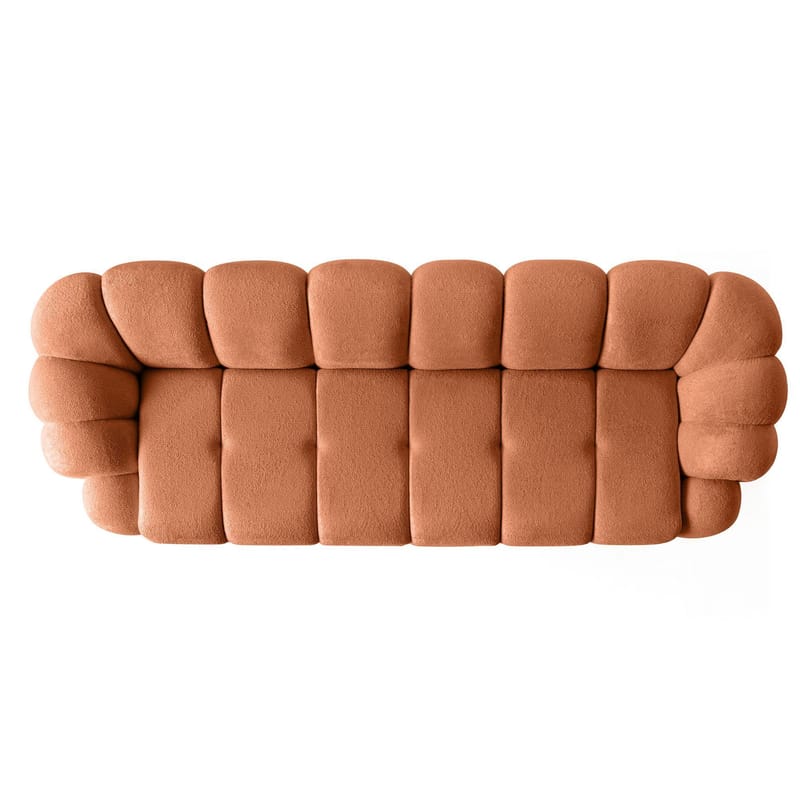 Octavio 4-seters sofa 268x70x80 cm - Flis rød - Møbler - Sofaer - 4 seter sofa