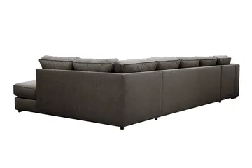 Optus 6-seters U-sofa med divan og sjeselong venstre - Mørkegrå - Møbler - Sofaer - U-sofa