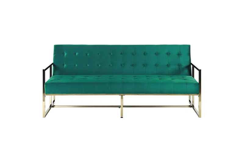 Ordsbo Sofa 3-seter, Gull/Grønn