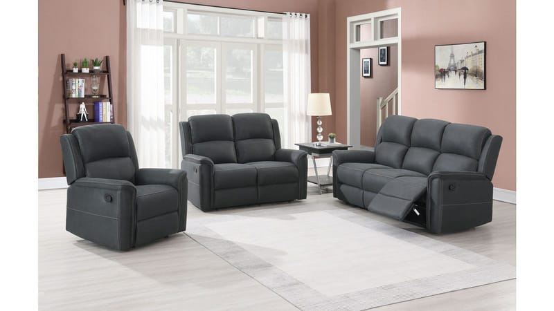 Orvella reclinersofa 3-seter - Grå - Møbler - Sofaer - Sofa 3 seter