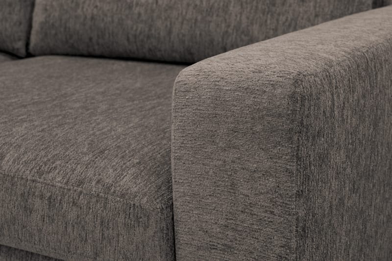 Scandi dyp 3-seters sofa i chenille - Grå - Møbler - Sofaer - Fløyel sofaer