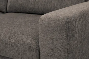 Scandi Dyp 4-seters sofa i chenille - Grå - Møbler - Sofaer - Fløyel sofaer