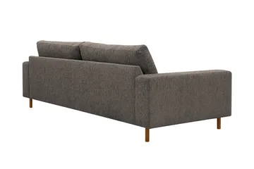 Scandi Dyp 4-seters sofa i chenille - Grå - Møbler - Sofaer - Fløyel sofaer