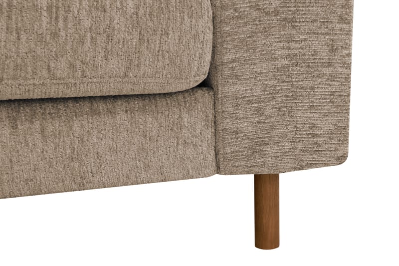 Scandi Dyp 4-seters sofa i chenille - Mørk beige - Møbler - Sofaer - 4 seter sofa