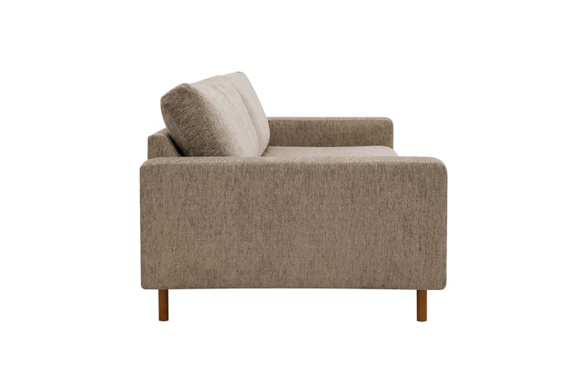 Scandi Dyp 4-seters sofa i chenille - Mørk beige - Møbler - Sofaer - 4 seter sofa