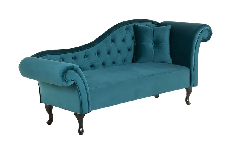 Schäslongfåtölj Blå Högervänd