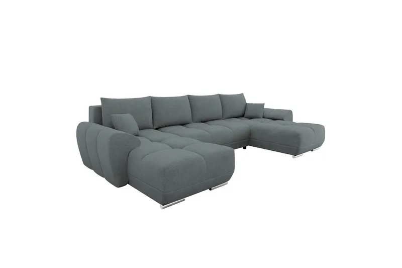 Simerly Sovesofa Dobbeldivan 4-seter, Mørk grå