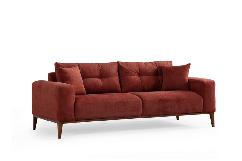 Sinor 4-seters Sovesofa, Rød