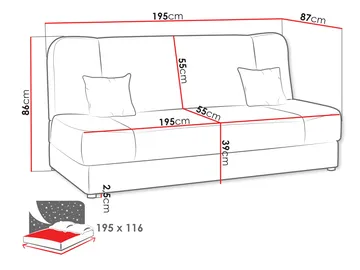 sofa Jonas Poso 06 - Møbler - Sofaer - Sovesofaer