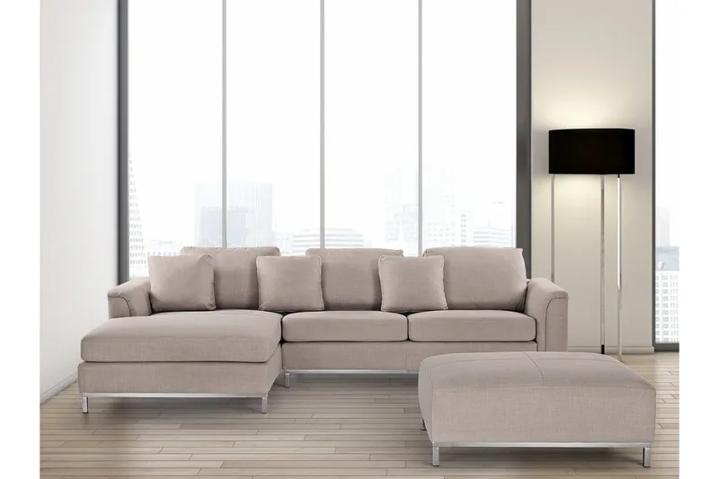 Dugard Hjørnesofa Høyre, Beige