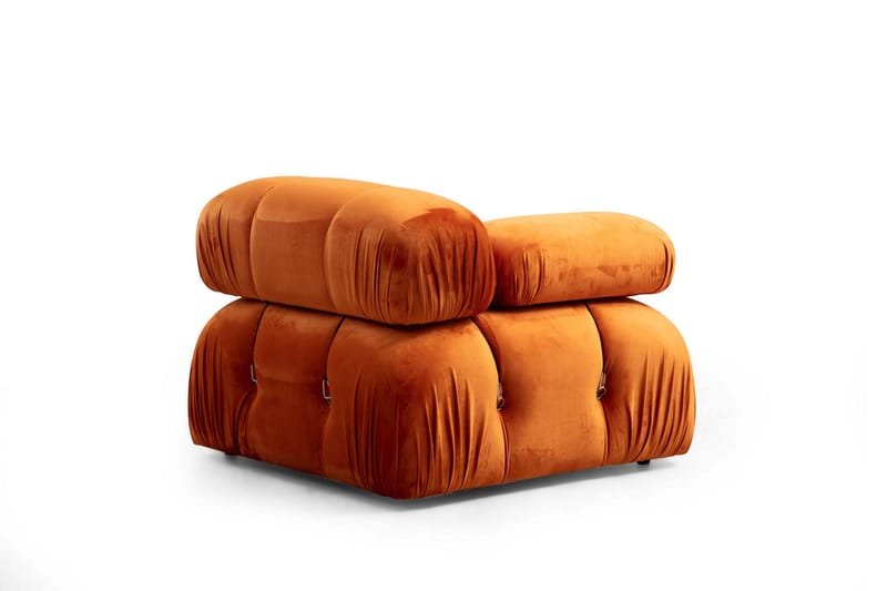 Belgin Boblende Divansofa 3-seter 288 cm - Oransje - Møbler - Sofaer - Modulsofaer - Komplett modulsofa