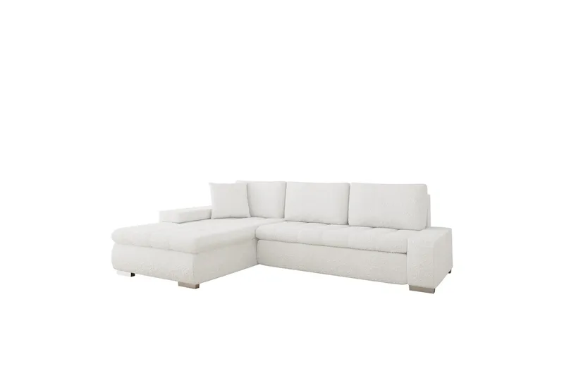 Cerys Sofa med Divan 3-seter, Hvit