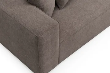 Havana 3-seters Lav Sofa med vendbar divan - Brun - Møbler - Sofaer - Sofa med sjeselong