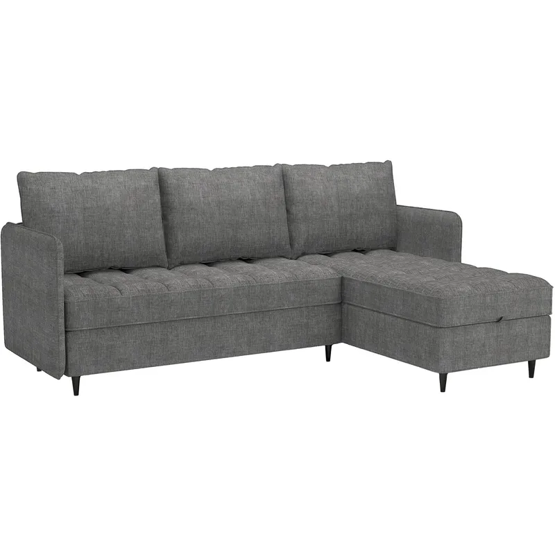 Lindhus Sofa med Divan 3-seter, Grå