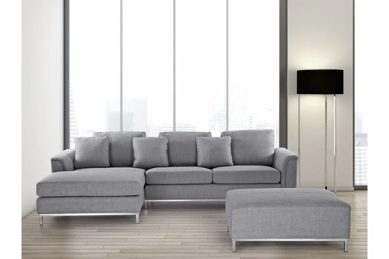 Oslo Hjørnesofa 270 cm, Grå