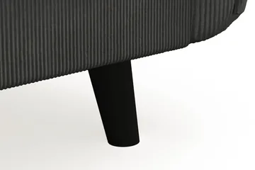 Trend Lyx 3-seters Høyrevendt L-formet Sjeselongsofa i Manchester - Mørkegrå - Møbler - Sofaer - Sofa med sjeselong