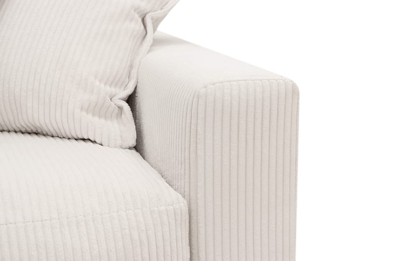 Valencia Ekstra Dyp 4-seters sofa med Sjeselong Venstre - Offwhite - Møbler - Sofaer - Sofa med sjeselong
