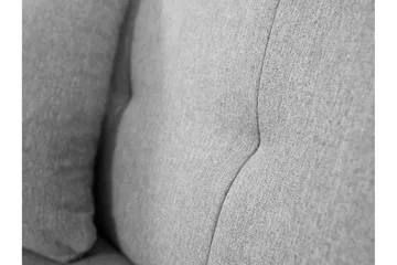Vananda Sofa med Sjeselong 3-seter i Kunstlær - Svart / Grå - Møbler - Sofaer - Sofa med sjeselong