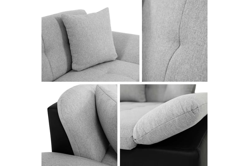 Vananda Soffa med Divan 3-seter - Gul - Møbler - Sofaer - Sovesofaer - Sovesofa divan