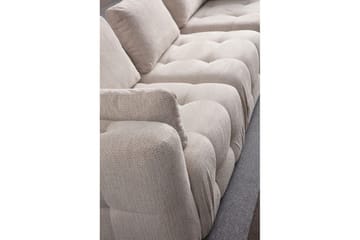 Yvara Sofa med Divan 4-sits - Beige - Møbler - Sofaer - Modulsofaer - Komplett modulsofa