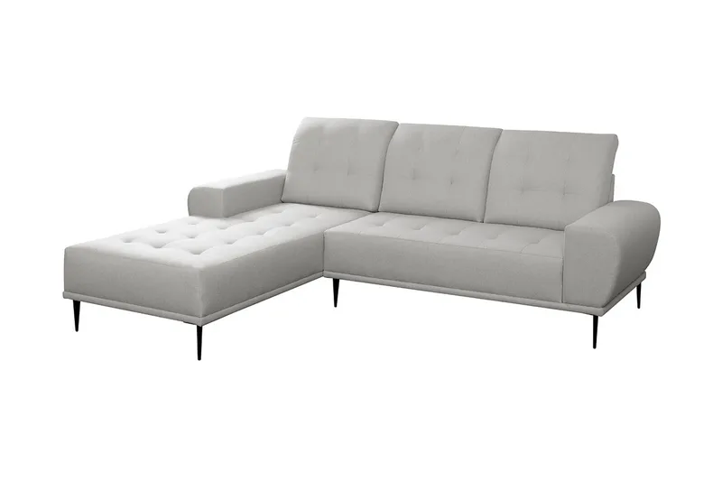 Rapale Sofagruppe Høyre med Fotskammel - Blå - Møbler - Sofaer - Sofa med sjeselong