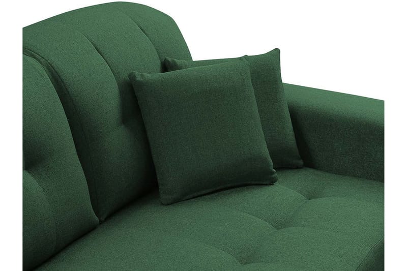 Rapale Sofagruppe Høyre med Fotskammel - Blå - Møbler - Sofaer - Sofa med sjeselong