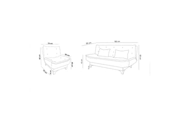 Riversdale Sofagruppe - Beige - Møbler - Sofaer - Sofagrupper