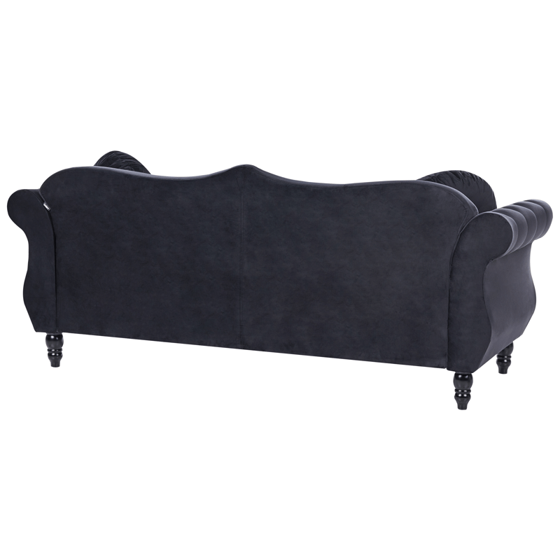 Sofagruppe Skien - Svart - Møbler - Sofaer - Sofagrupper - Chesterfield sofagruppe