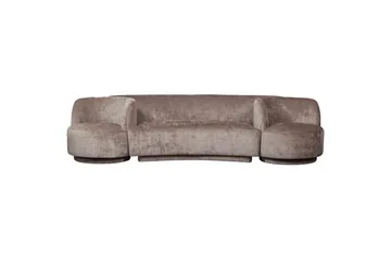 Sofasett Kombi-Popular - Taupe - Møbler - Sofaer - 4 seter sofa