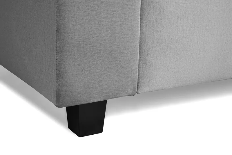 Koniske Svarte Sofaben 8 cm, Grå