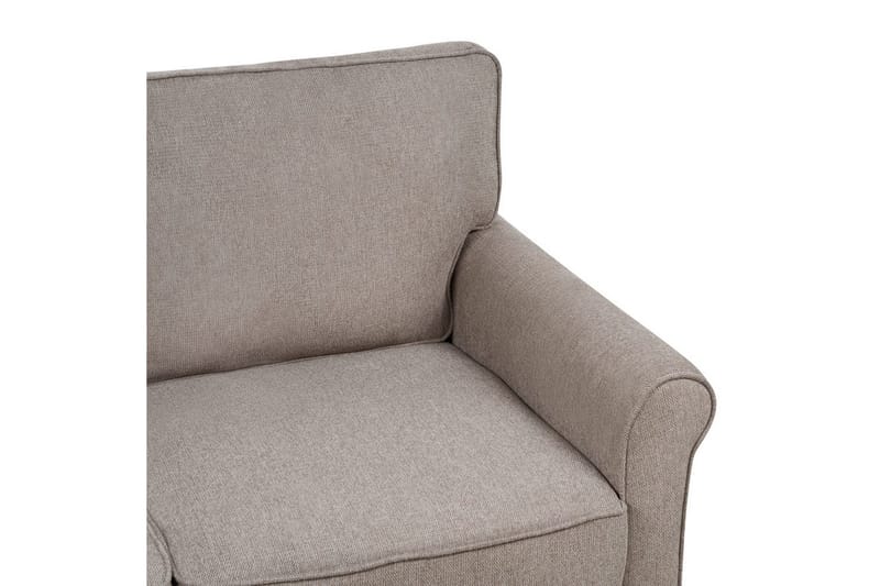 Soffa Beige||Light colored wood - Møbler - Sofaer - Sofa 3 seter
