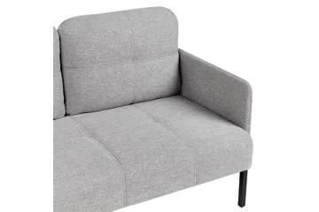 Soffa Light grey||Black - Møbler - Sofaer - 2 seter sofa