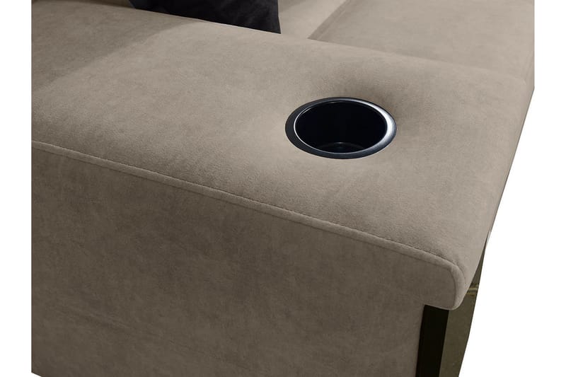 5-seters Sovesofa Høyre - Beige - Møbler - Sofaer - Sovesofaer