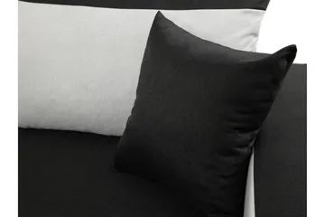 Alvared 3-seters Hjørnesovesofa Universal - Grå/Rød - Møbler - Sofaer - Sovesofaer