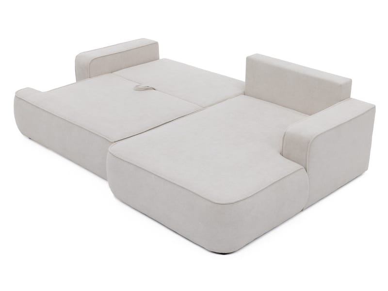 Avignon Sovesofa med sjeselong 3-seter - Grå - Møbler - Sofaer - Sovesofaer