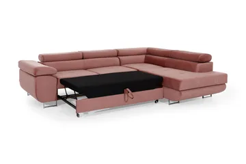 Bobis Sovesofa med Sjeselong Høyre - Grå - Møbler - Sofaer - Sovesofaer