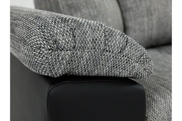 Camior Sovesofa med Divan 3-seter - Svart - Møbler - Sofaer - Sovesofaer