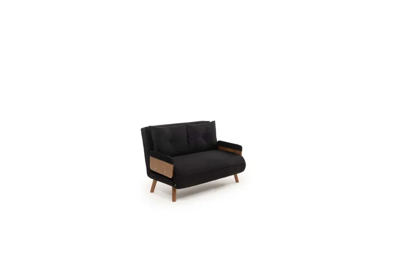 Canelo Sovesofa 2-sits, Sort