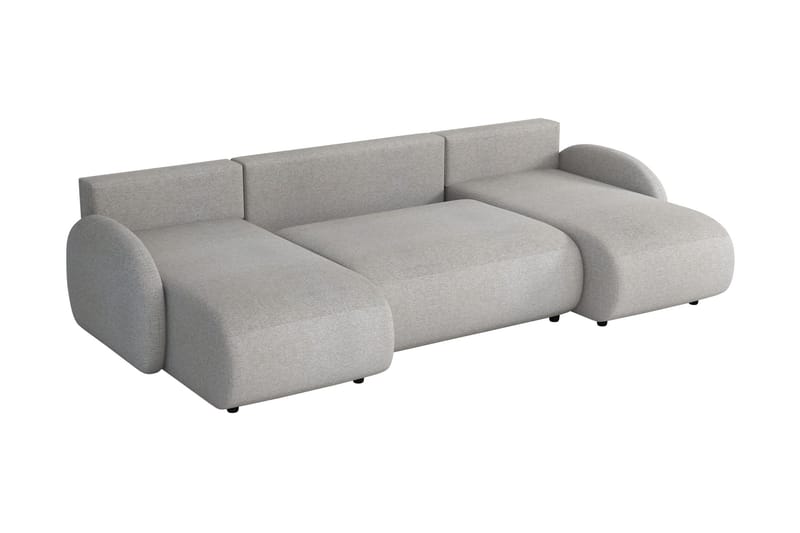 Carve Sovesofa Dobbel Divan 3-Seter - Hvit - Møbler - Sofaer - Sovesofaer