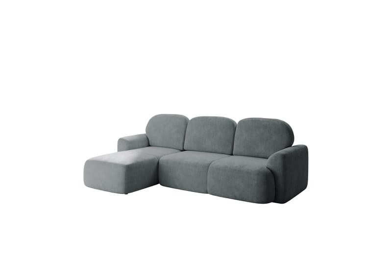 Corfu Sovesofa Med 3-Seters Divan, Grå