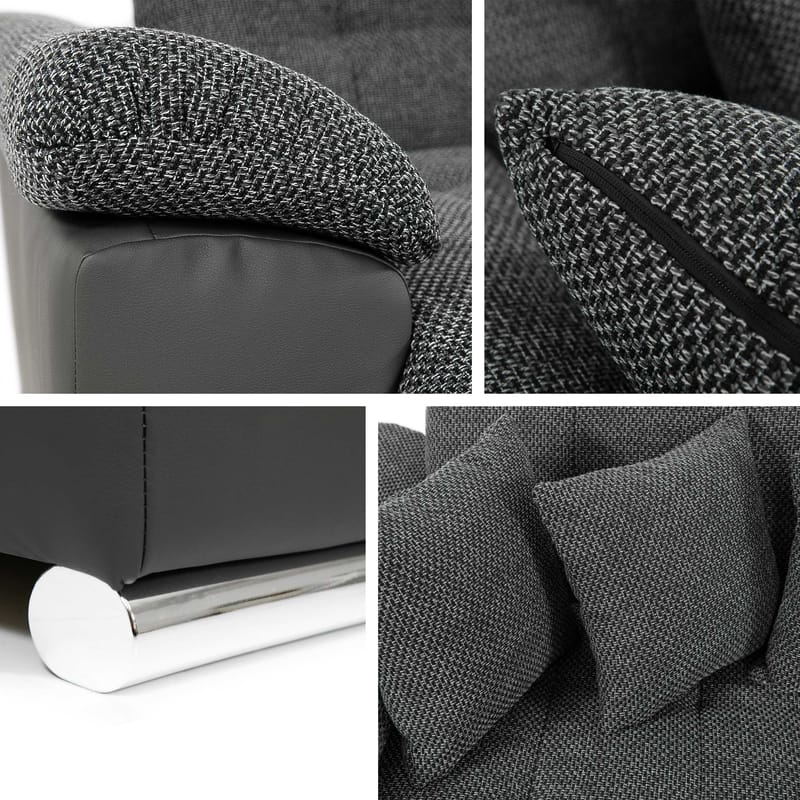 Dynir 6-seters U-sofa med Divan Venstre - Møbler - Sofaer - Sovesofaer