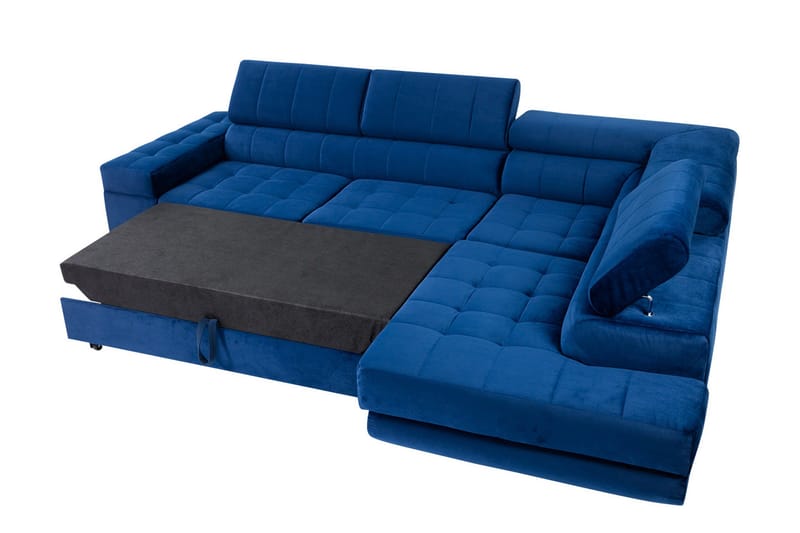 Elkind Hjørnesofa Høyre - Mørkeblå - Møbler - Sofaer - Sovesofaer