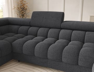 Feraria 6-seters Bubblig sovesofa med divan og sjeselong, oppbevaring Venstre - Royal 05 - Møbler - Sofaer - Sovesofaer
