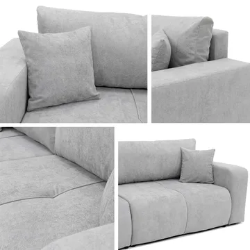Flo Sovesofa 3-seter - Grå - Møbler - Sofaer - Sovesofaer