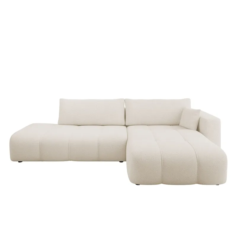 Flo Sovesofa med sjeselong 4-seter, Hvit