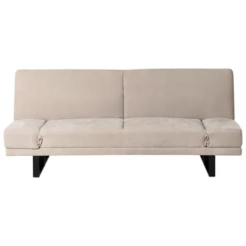 Sovesofa York Chenille - Lys beige - Møbler - Sofaer - Sovesofaer - 2 seters sovesofa