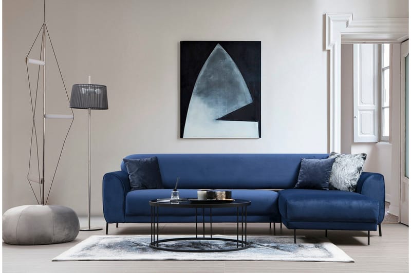 Gajanejos Divansovesofa - Blå - Møbler - Sofaer - Sovesofaer