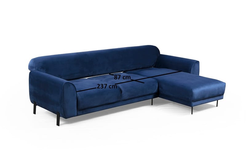 Gajanejos Divansovesofa - Blå - Møbler - Sofaer - Sovesofaer